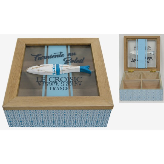 ΞΥΛΙΝΟ ΚΟΥΤΙ ΜΕ ΘΗΚΕΣ ΨΑΡΑΚΙ 16cm WH18-220 0621115 ΞΥΛΙΝΟ ΚΟΥΤΙ ΜΕ ΘΗΚΕΣ ΨΑΡΑΚΙ 16cm WH18-220 0621115