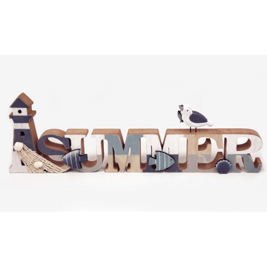 ΞΥΛΙΝΟ ΔΙΑΚΟΣΜΗΤΙΚΟ SUmmER HAG-550043 48cm x 15cm 0621199 ΞΥΛΙΝΟ ΔΙΑΚΟΣΜΗΤΙΚΟ SUmmER HAG-550043 48cm x 15cm 0621199