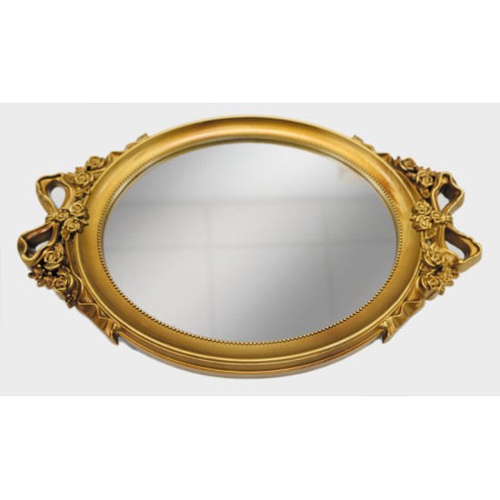ΔΙΣΚΟΣ ΚΑΘΡΕΠΤΗΣ ΧΡΥΣΟ ΟΒΑΛ ΒΙΝΤΑΖ 38cm x 25cm F03-1 0621374 ΔΙΣΚΟΣ ΚΑΘΡΕΠΤΗΣ ΧΡΥΣΟ ΟΒΑΛ ΒΙΝΤΑΖ 38cm x 25cm F03-1 0621374