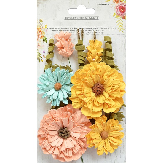 Σετ Χειροποίητα Λουλούδια Elsie Pastel Palette 10τεμ Σετ Χειροποίητα Λουλούδια Elsie Pastel Palette 10τεμ