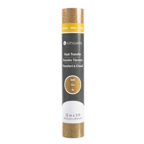 GLITTER HEAT TRANSFER - GOLD GLITTER HEAT TRANSFER - GOLD