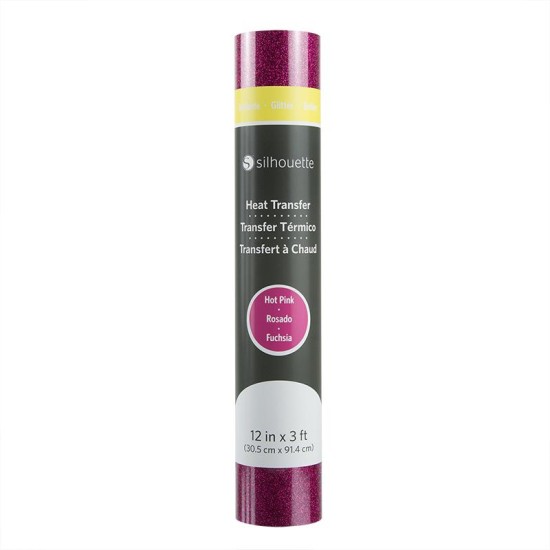 GLITTER HEAT TRANSFER - HOT PINK (ΦΟΥΞ) GLITTER HEAT TRANSFER - HOT PINK (ΦΟΥΞ)