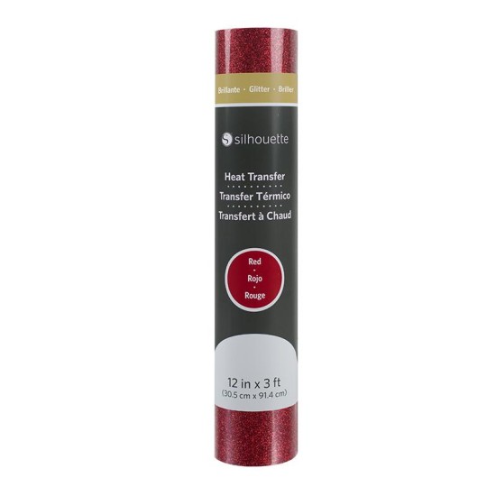 GLITTER HEAT TRANSFER – RED GLITTER HEAT TRANSFER – RED