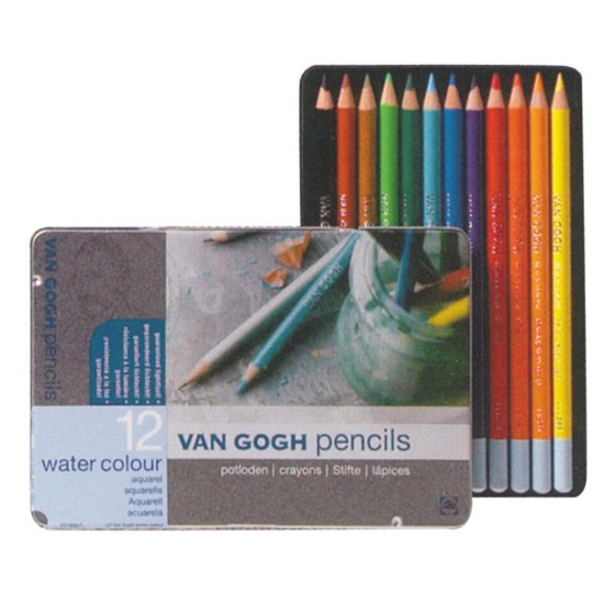 Talens van gogh νερομπογιές ξυλομπογιές 12τεμ Talens van gogh νερομπογιές ξυλομπογιές 12τεμ