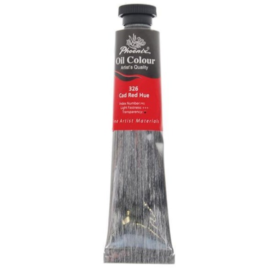 Phoenix χρώμα λαδιού 326 cad red (hue), σωληνάριο 50ml Phoenix χρώμα λαδιού 326 cad red (hue), σωληνάριο 50ml