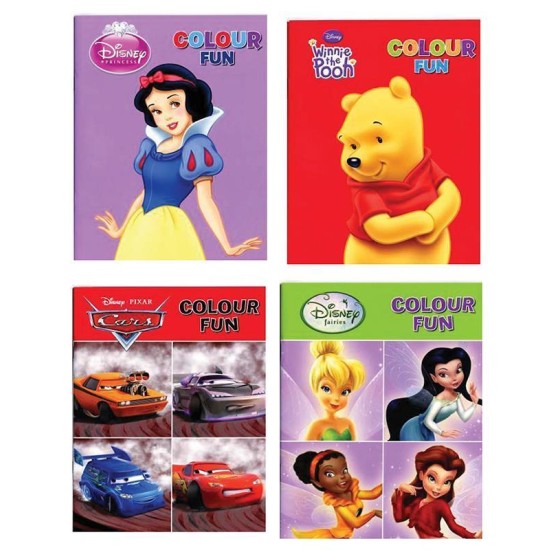 Disney colouring fun 4σχέδια 21x29εκ. 32φύλ. Disney colouring fun 4σχέδια 21x29εκ. 32φύλ.