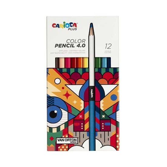Carioca Plus color ξυλομπογιές Ø 4,0χιλ.,12 χρωμάτων Carioca Plus color ξυλομπογιές Ø 4,0χιλ.,12 χρωμάτων