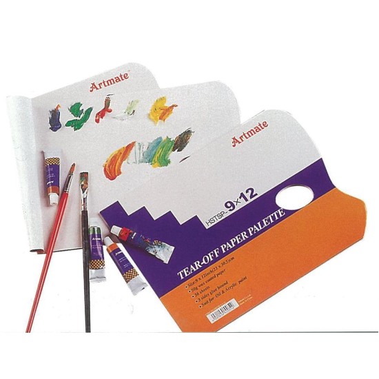 Artmate χάρτινη παλέτα ζωγραφικής 23x30εκ. Artmate χάρτινη παλέτα ζωγραφικής 23x30εκ.