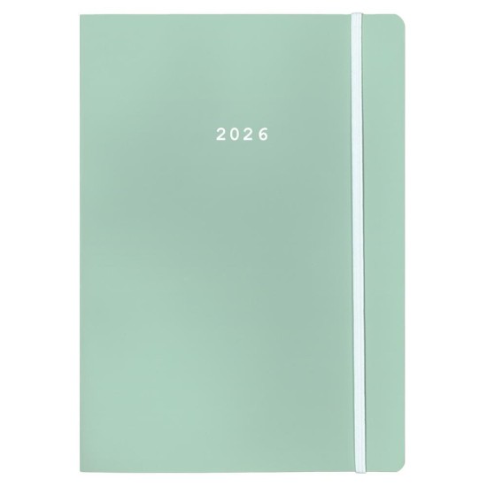Next ημερολόγιο 2026 Pastel ημερήσιο flexi πράσινο ανοιχτό με λάστιχο 12x17εκ. Next ημερολόγιο 2026 Pastel ημερήσιο flexi πράσινο ανοιχτό με λάστιχο 12x17εκ.