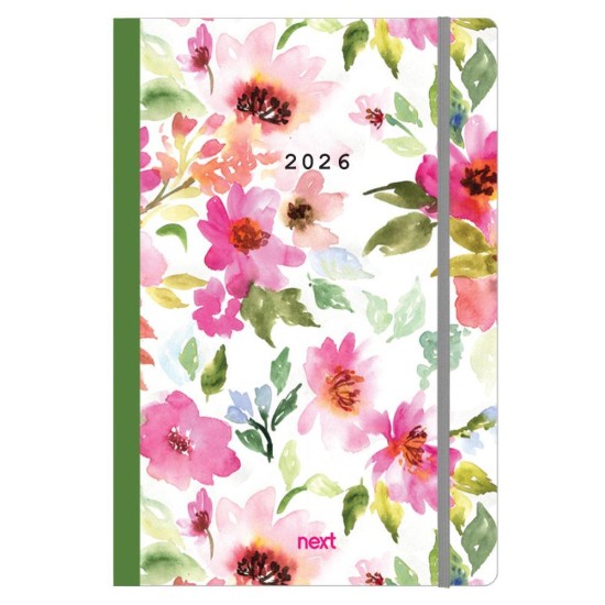 Next ημερολόγιο 2026 Trends Flowers ημερήσιο flexi με λάστιχο 14x21εκ. Next ημερολόγιο 2026 Trends Flowers ημερήσιο flexi με λάστιχο 14x21εκ.