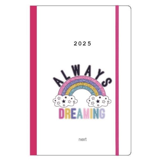 Next ημερολόγιο 2025 Trends ημερήσιο flexi με λάστιχο 14x21εκ. Rainbow Next ημερολόγιο 2025 Trends ημερήσιο flexi με λάστιχο 14x21εκ. Rainbow
