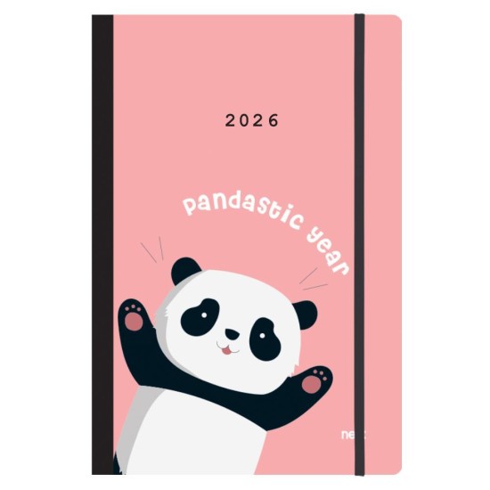 Next ημερολόγιο 2026 Trends Panda ημερήσιο flexi με λάστιχο 14x21εκ. Next ημερολόγιο 2026 Trends Panda ημερήσιο flexi με λάστιχο 14x21εκ.