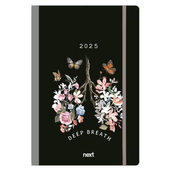 Next ημερολόγιο 2025 Trends ημερήσιο flexi με λάστιχο 12x17εκ. Deep breath Next ημερολόγιο 2025 Trends ημερήσιο flexi με λάστιχο 12x17εκ. Deep breath