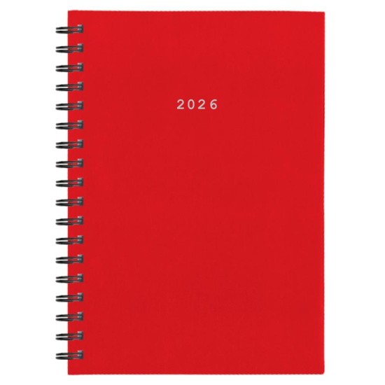 Next ημερολόγιο 2026 basic ημερήσιο σπιράλ κόκκινο 14x21εκ. Next ημερολόγιο 2026 basic ημερήσιο σπιράλ κόκκινο 14x21εκ.
