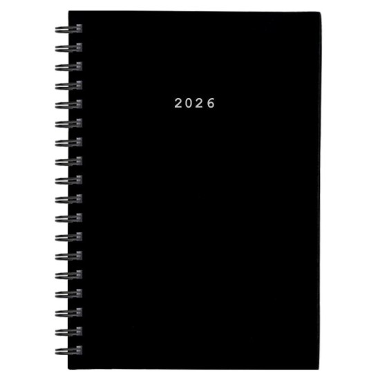 Next ημερολόγιο 2026 basic ημερήσιο σπιράλ μαύρο 14x21εκ. Next ημερολόγιο 2026 basic ημερήσιο σπιράλ μαύρο 14x21εκ.