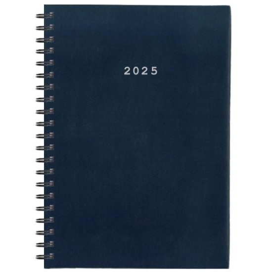 Next ημερολόγιο 2025 basic ημερήσιο σπιράλ μπλε 12x17εκ. Next ημερολόγιο 2025 basic ημερήσιο σπιράλ μπλε 12x17εκ.