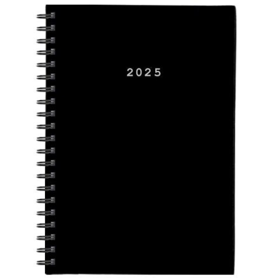 Next ημερολόγιο 2025 basic ημερήσιο σπιράλ μαύρο 12x17εκ. Next ημερολόγιο 2025 basic ημερήσιο σπιράλ μαύρο 12x17εκ.