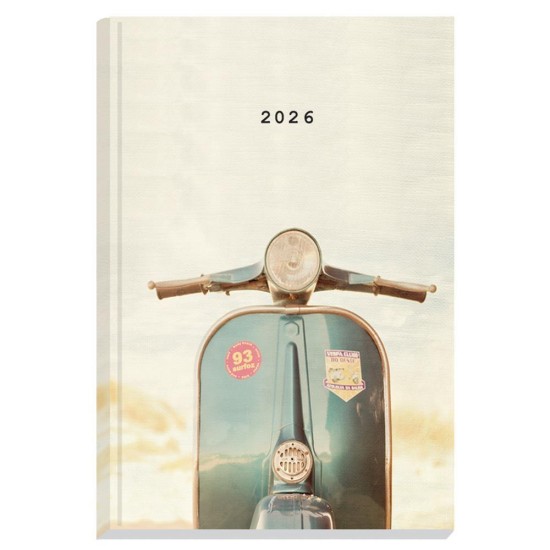 Next ημερολόγιο 2026 Gallery Vespa ημερήσιο δετό 14x21εκ. Next ημερολόγιο 2026 Gallery Vespa ημερήσιο δετό 14x21εκ.