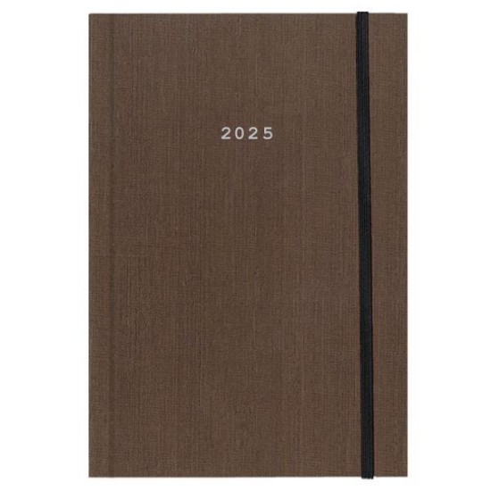 Next ημερολόγιο 2025 fabric ημερήσιο δετό καφέ με λάστιχο 12x17εκ. Next ημερολόγιο 2025 fabric ημερήσιο δετό καφέ με λάστιχο 12x17εκ.