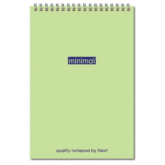 Next minimal μπλοκ σπιράλ 12x17εκ. 2θεμ. 80φυλ. Next minimal μπλοκ σπιράλ 12x17εκ. 2θεμ. 80φυλ.