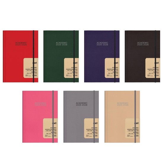 Next ημερολόγιο ACADEMIC 9/2025-8/2026 Fabrics ημερήσιο δετό 14x21εκ. Next ημερολόγιο ACADEMIC 9/2025-8/2026 Fabrics ημερήσιο δετό 14x21εκ.