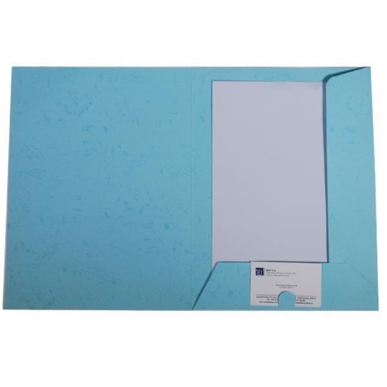 Νext φάκελος παρουσίασης (folder) leather skin μπλε 250γρ. Υ32x24εκ. Δυνατότητα εκτύπωσης