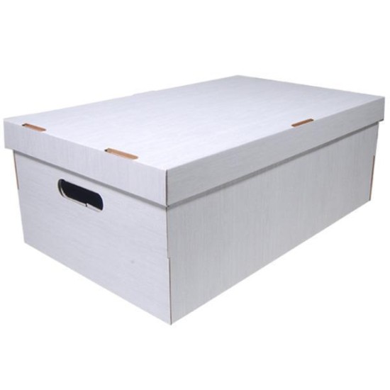 Νext κουτί fabric λευκό Α3 Υ19x50x31εκ. Νext κουτί fabric λευκό Α3 Υ19x50x31εκ.