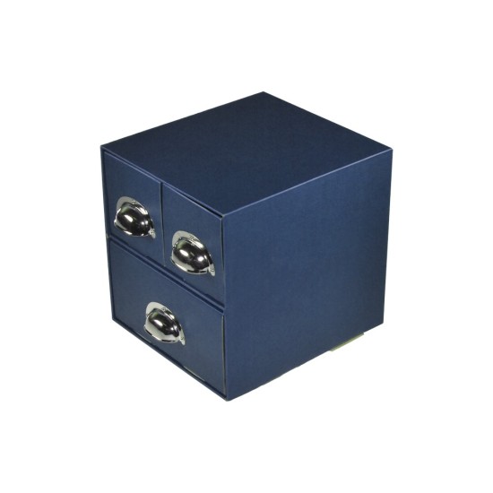 Next συρταριέρα 3συρτ. classic μπλε - μεταλ. λαβές Y21x22x23εκ. Next συρταριέρα 3συρτ. classic μπλε - μεταλ. λαβές Y21x22x23εκ.