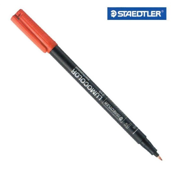 Staedtler lumocolor κόκκινο F 0.6mm. Staedtler lumocolor κόκκινο F 0.6mm.