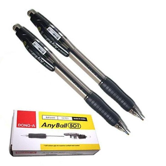 Dong-a στυλό anyball μαύρο 1.4mm Dong-a στυλό anyball μαύρο 1.4mm