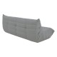 Καναπές τριθέσιος Nextdeco Togo Alcantara ανοιχτό γκρι Υ70x174x102εκ. Καναπές τριθέσιος Nextdeco Togo Alcantara ανοιχτό γκρι Υ70x174x102εκ.