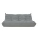 Καναπές τριθέσιος Nextdeco Togo Alcantara ανοιχτό γκρι Υ70x174x102εκ. Καναπές τριθέσιος Nextdeco Togo Alcantara ανοιχτό γκρι Υ70x174x102εκ.