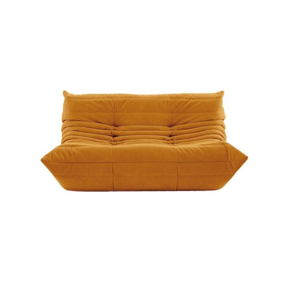 Καναπές διθέσιος Nextdeco Togo Alcantara μουσταρδί Υ70x132x102εκ Καναπές διθέσιος Nextdeco Togo Alcantara μουσταρδί Υ70x132x102εκ