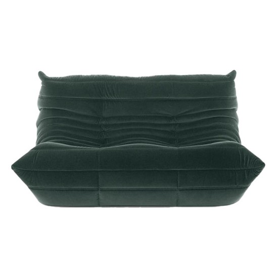 Καναπές διθέσιος Nextdeco Togo Alcantara σκούρο πράσινο Υ70x132x102εκ Καναπές διθέσιος Nextdeco Togo Alcantara σκούρο πράσινο Υ70x132x102εκ