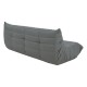 Καναπές τριθέσιος Nextdeco Togo Alcantara σκούρο γκρι Υ70x174x102εκ Καναπές τριθέσιος Nextdeco Togo Alcantara σκούρο γκρι Υ70x174x102εκ