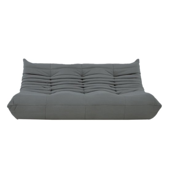 Καναπές τριθέσιος Nextdeco Togo Alcantara σκούρο γκρι Υ70x174x102εκ Καναπές τριθέσιος Nextdeco Togo Alcantara σκούρο γκρι Υ70x174x102εκ