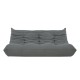 Καναπές τριθέσιος Nextdeco Togo Alcantara σκούρο γκρι Υ70x174x102εκ Καναπές τριθέσιος Nextdeco Togo Alcantara σκούρο γκρι Υ70x174x102εκ