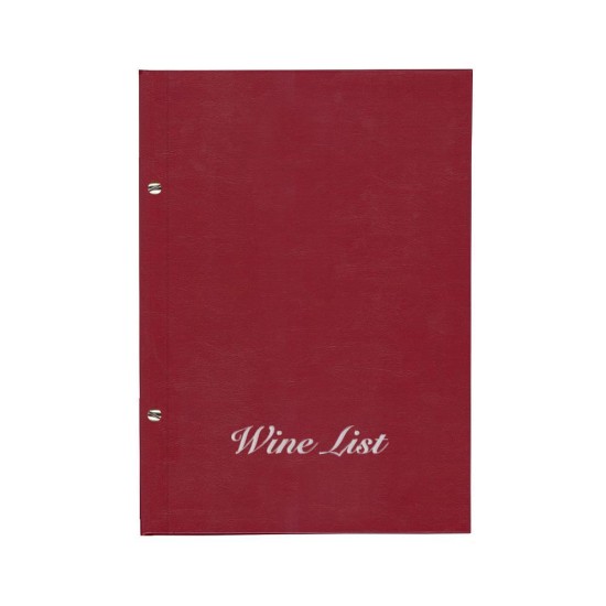 Next wine list basic μπορντώ 23,5x32εκ. Δυνατότητα εκτύπωσης