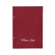 Next wine list basic μπορντώ 23,5x32εκ. Δυνατότητα εκτύπωσης