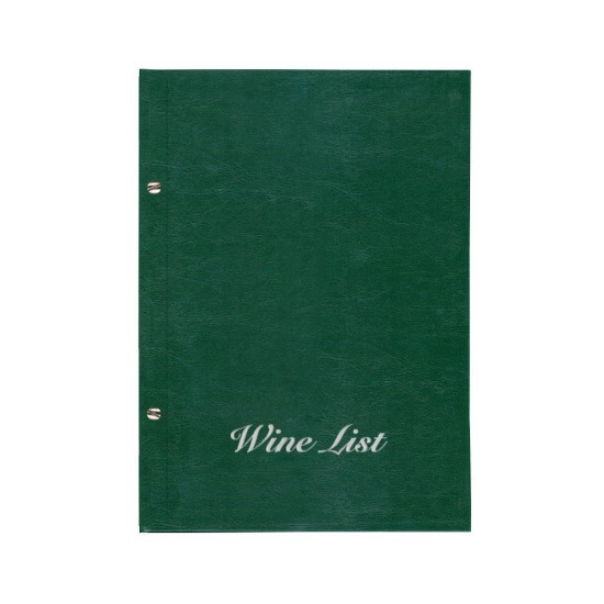 Next wine list basic πράσινο 23,5x32εκ. Δυνατότητα εκτύπωσης Next wine list basic πράσινο 23,5x32εκ. Δυνατότητα εκτύπωσης