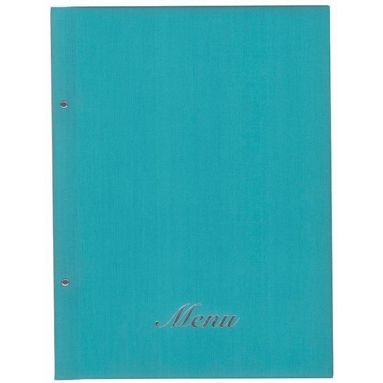 Next μενού εστιατορίου fabric γαλάζιο 24x32εκ. με 10 ζελατίνες και βίδες. Δυνατότητα εκτύπωσης Next μενού εστιατορίου fabric γαλάζιο 24x32εκ. με 10 ζελατίνες και βίδες. Δυνατότητα εκτύπωσης
