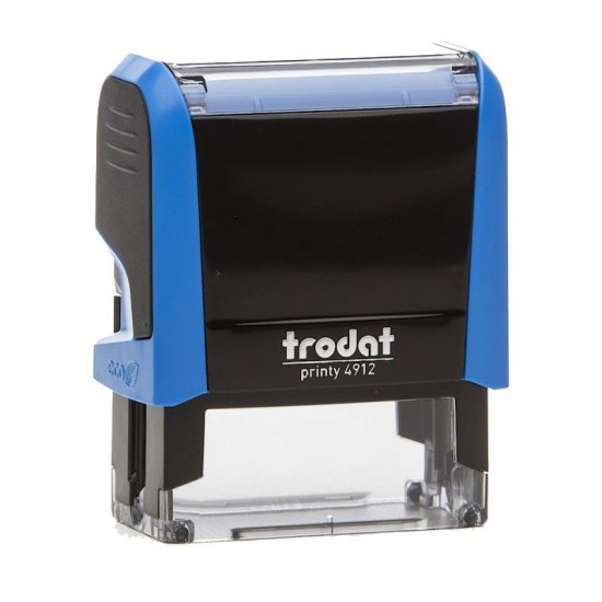 Trodat printy σφραγίδα μπλε 4912 με μαύρο μελάνι Trodat printy σφραγίδα μπλε 4912 με μαύρο μελάνι