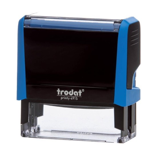 Trodat printy σφραγίδα μπλε 4915 με μαύρο μελάνι Trodat printy σφραγίδα μπλε 4915 με μαύρο μελάνι