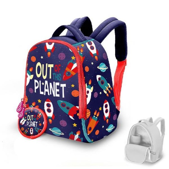 Σακίδιο πλάτης παιδικό Neoprene Out of this planet 25εκ. Σακίδιο πλάτης παιδικό Neoprene Out of this planet 25εκ.