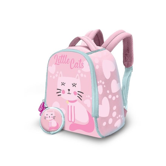 Σακίδιο πλάτης παιδικό Neoprene Little cats Υ25x19x12εκ. Σακίδιο πλάτης παιδικό Neoprene Little cats Υ25x19x12εκ.