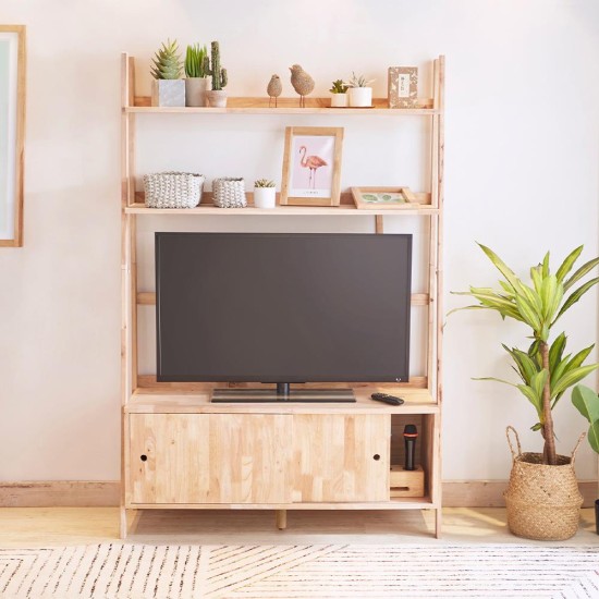Ραφιέρα επιπλο TV Nextdeco Natural μασίφ ξύλο Υ180x120x37,5εκ. Ραφιέρα επιπλο TV Nextdeco Natural μασίφ ξύλο Υ180x120x37,5εκ.