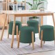 Σκαμπό Nextdeco Natural πράσινο Υ46,5x38x37,5εκ. Σκαμπό Nextdeco Natural πράσινο Υ46,5x38x37,5εκ.