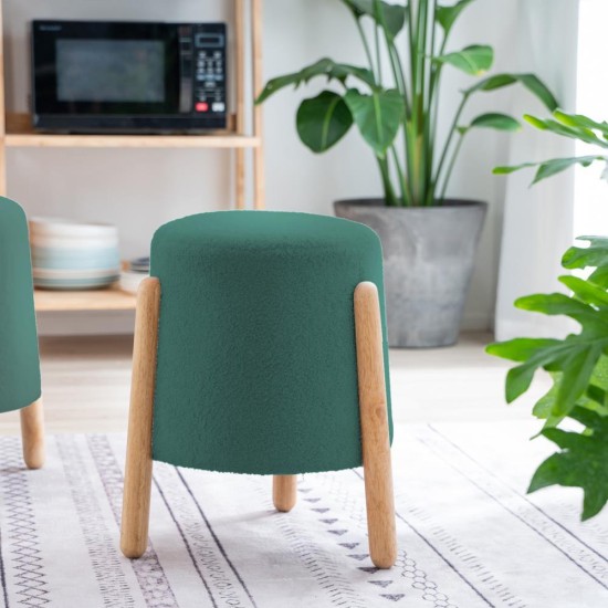 Σκαμπό Nextdeco Natural πράσινο Υ46,5x38x37,5εκ. Σκαμπό Nextdeco Natural πράσινο Υ46,5x38x37,5εκ.