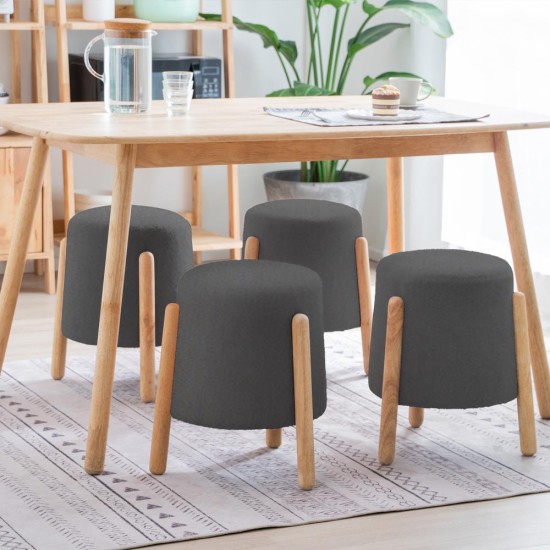 Σκαμπό Nextdeco Natural γκρι Υ46,5x38x37,5εκ. Σκαμπό Nextdeco Natural γκρι Υ46,5x38x37,5εκ.