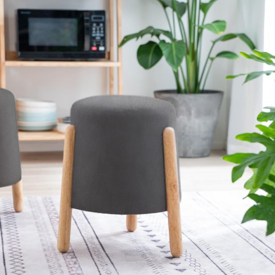 Σκαμπό Nextdeco Natural γκρι Υ46,5x38x37,5εκ. Σκαμπό Nextdeco Natural γκρι Υ46,5x38x37,5εκ.
